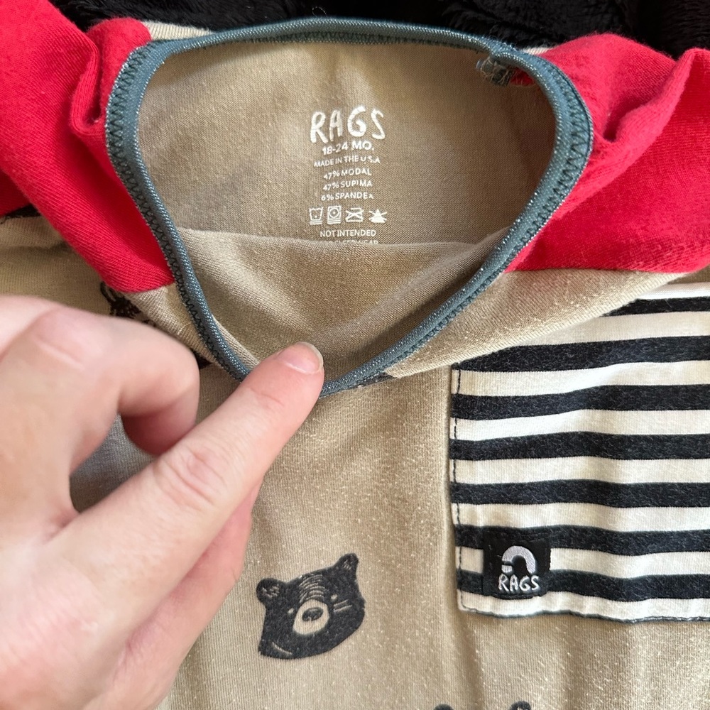 Rags to raches bear one piece